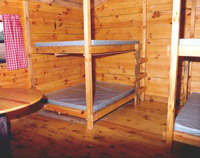 camping cabin interior