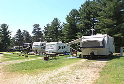 Indiana full hookup campgrounds